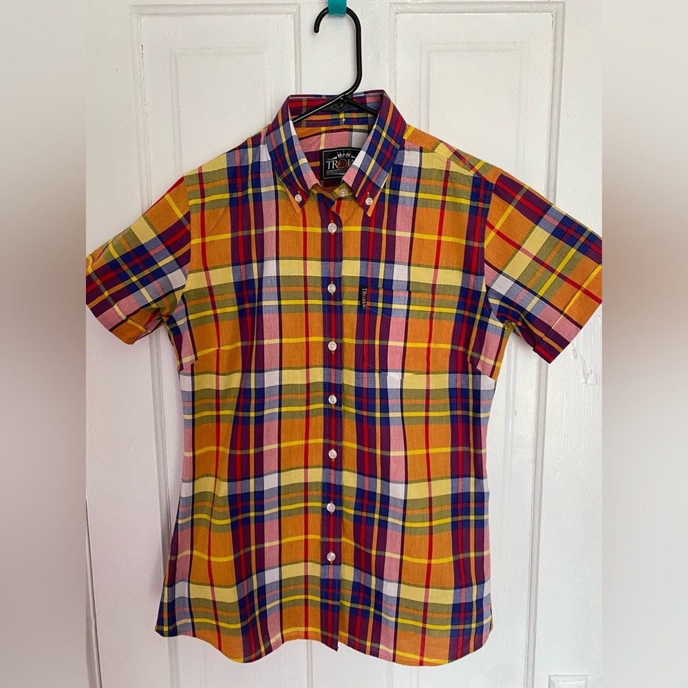 Trojan Records Yellow button down